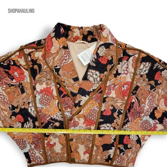 MOTHER Jeans The Big Time Bound Floral Retro Jacket - Picture 15 of 16